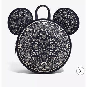 Loungefly Disney Mickey Mouse Patterned Convertible Mini Backpack